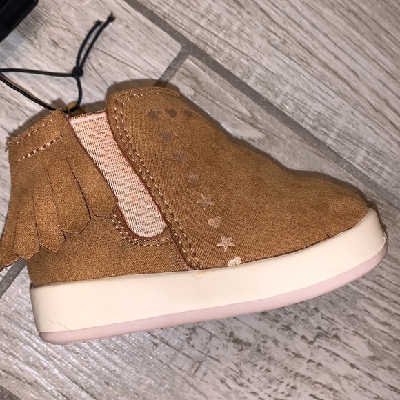 (Baby) New Wonder Nation Moccasin Boots with Side Zipper - Picture 5 of 8